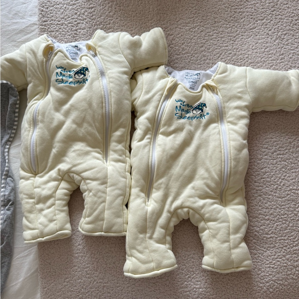 Cream Kids Pajamas Sleep Sacks
